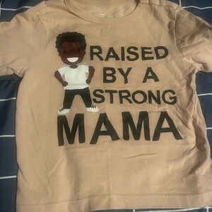 The Children's Place Tan Graphic Tee - Raised by a Strong Mama